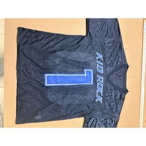 Vintage Kid Rock Jersey Size L Black 0 F's Given American Badass Clean